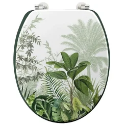 Douceur D'Intérieur Abattant wc charnieres metal 18 pouces mdf imprime vagabonde Sans* Abattant Wc