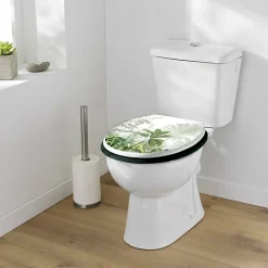 Douceur D'Intérieur Abattant wc charnieres metal 18 pouces mdf imprime vagabonde Sans* Abattant Wc