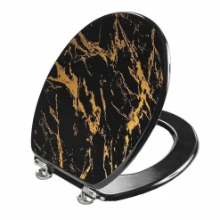 Douceur D'Intérieur Abattant WC charnières métal AQUAMARBRE* Abattant Wc
