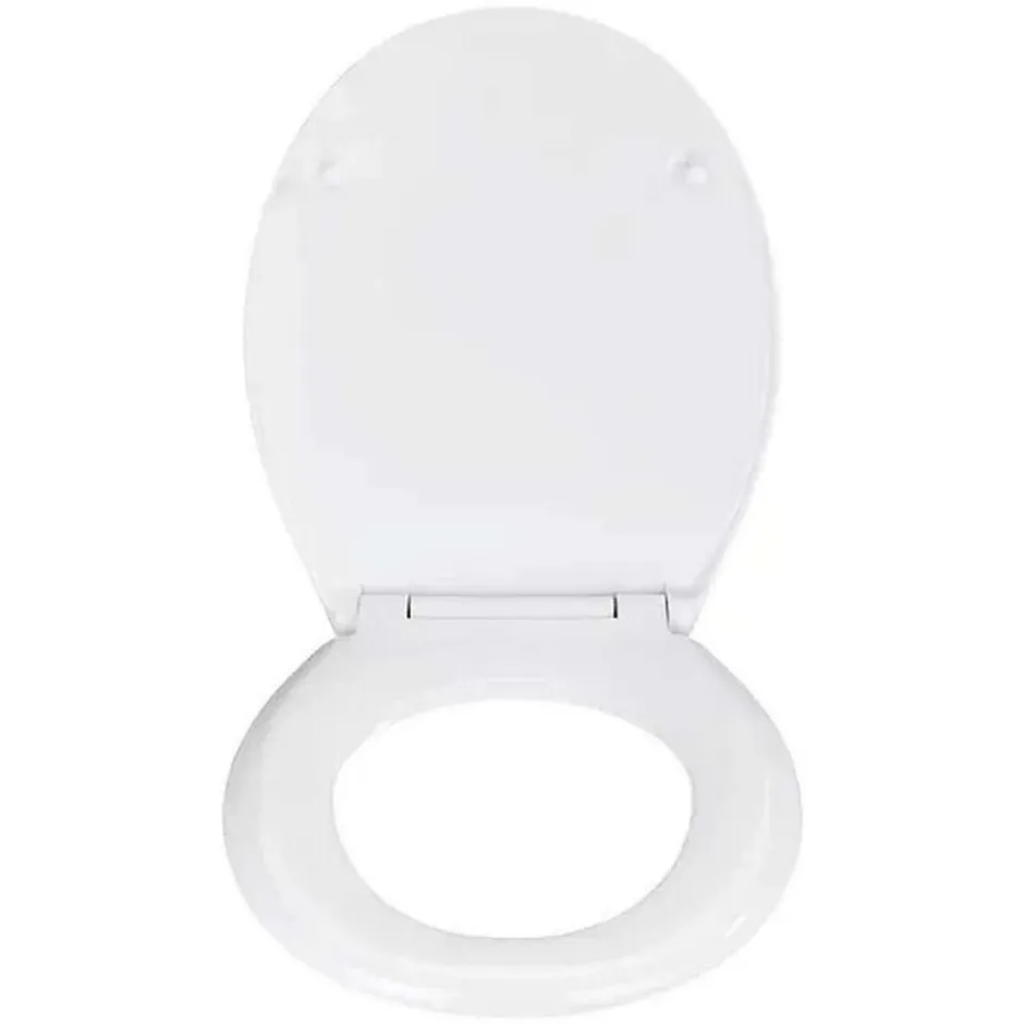 Wenko Abattant WC Chaton - Bois - Blanc et orange* Abattant Wc