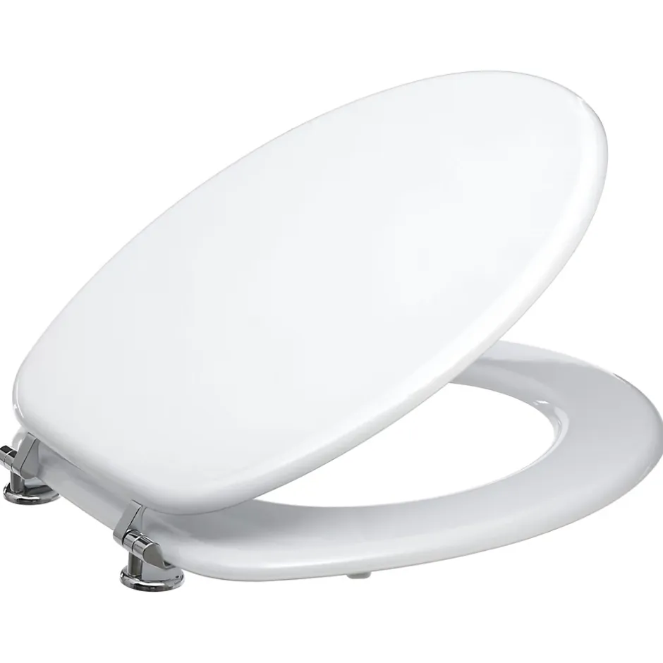 5Five Abattant WC coloris blanc à fermeture standard, Colors