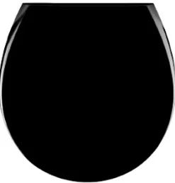 MTK Abattant WC déclipsable avec frein de chute noir, Versagrit* Abattant Wc