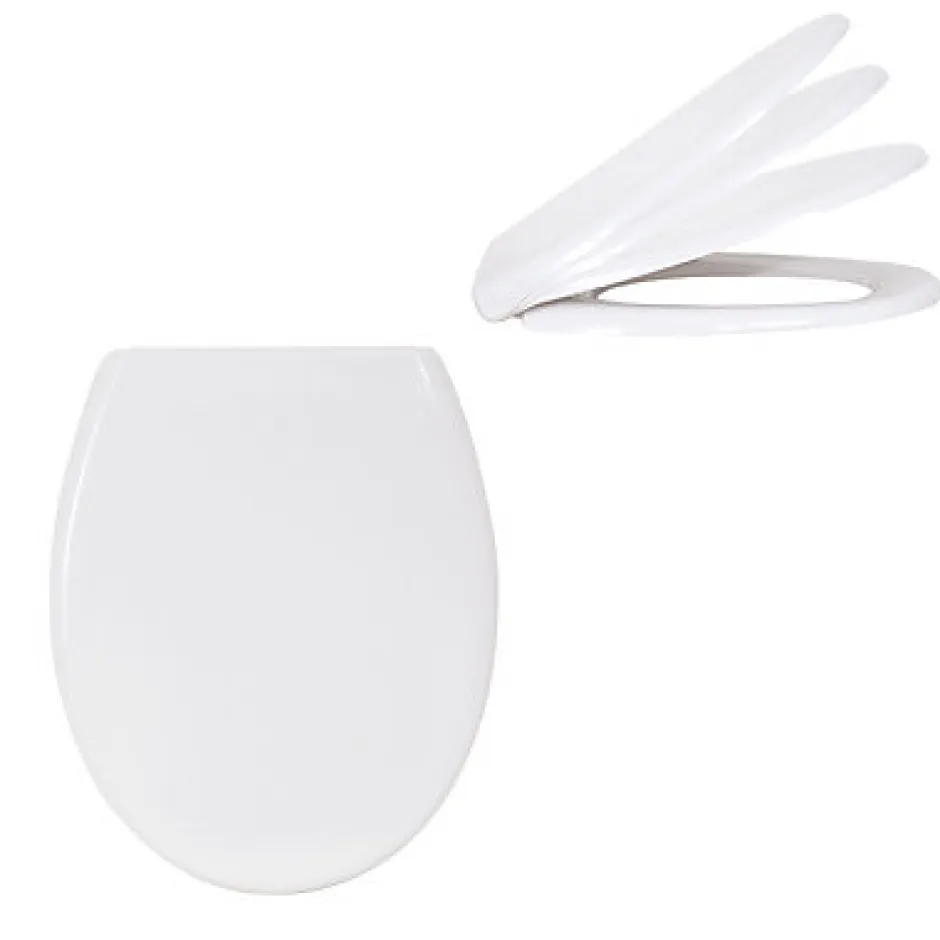 MSV Abattant WC déclipsable avec frein de chute, thermodur blanc,