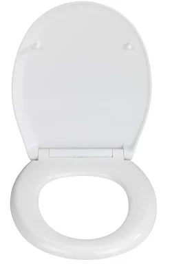 Abattant WC déclipsable blanc avec frein de chute, Rieti