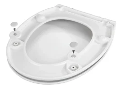 Abattant WC déclipsable blanc avec frein de chute, Rieti