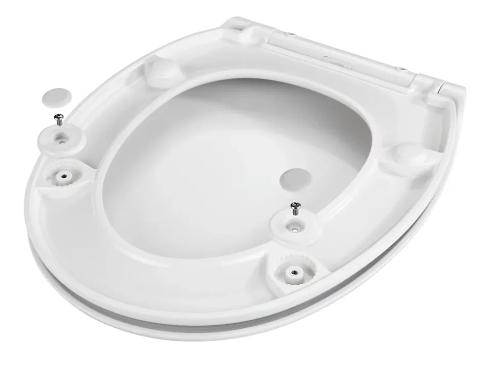 Abattant WC déclipsable blanc avec frein de chute, Rieti