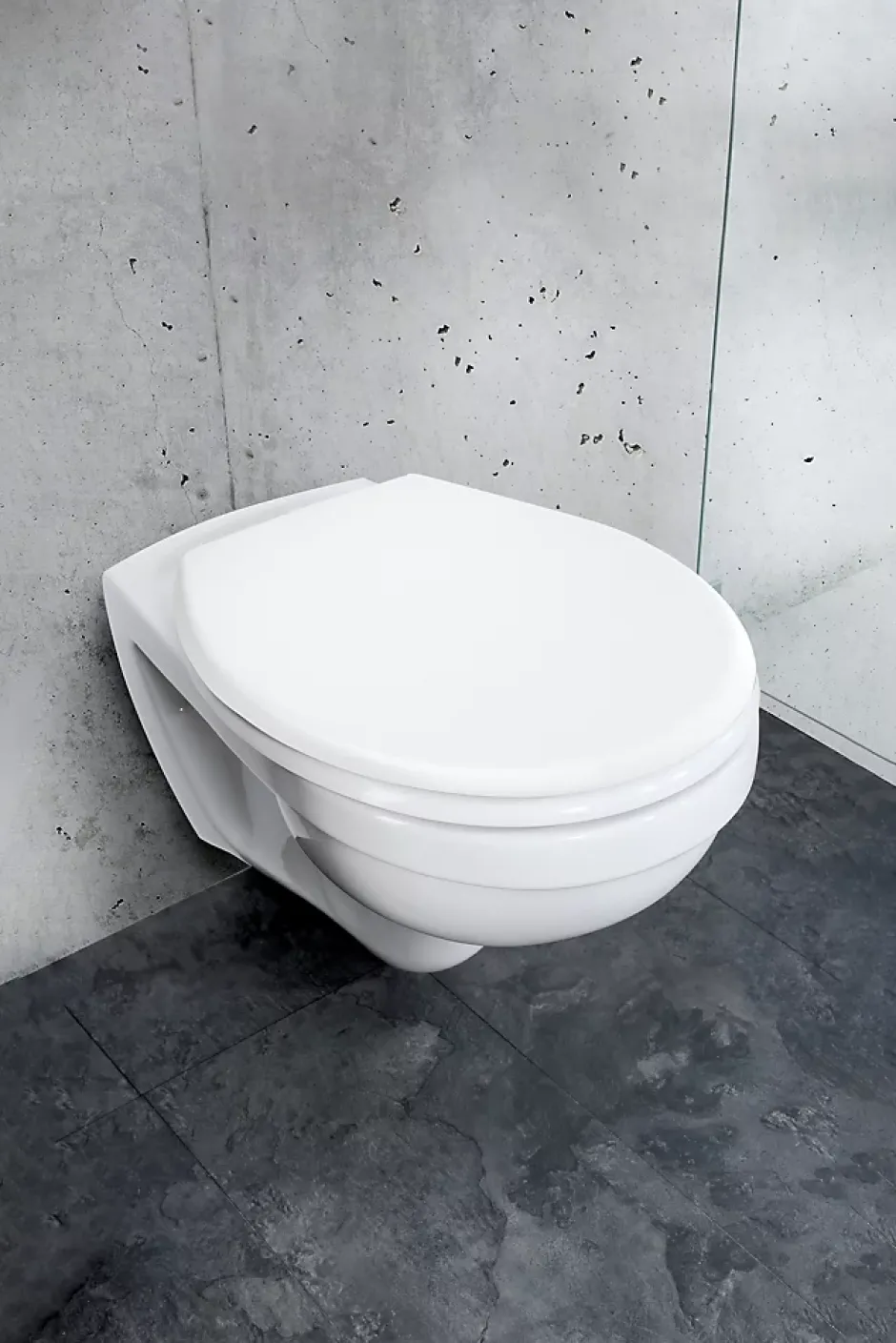Abattant WC déclipsable blanc avec frein de chute, Rieti