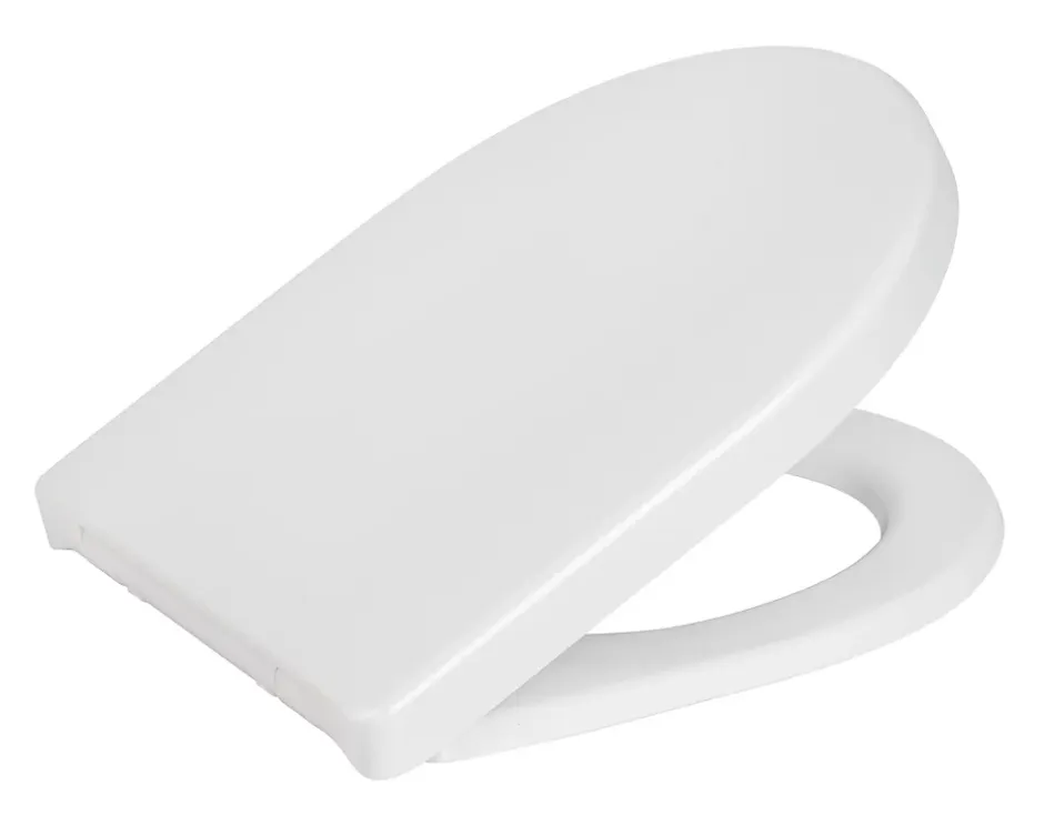 Abattant WC déclipsable blanc avec frein de chute Sindia