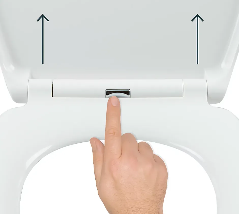 GoodHome Abattant WC Diani avec frein de chute blanc* Abattant Wc