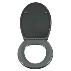 GoodHome Abattant WC Diani avec frein de chute gris Cooke & Lewis
