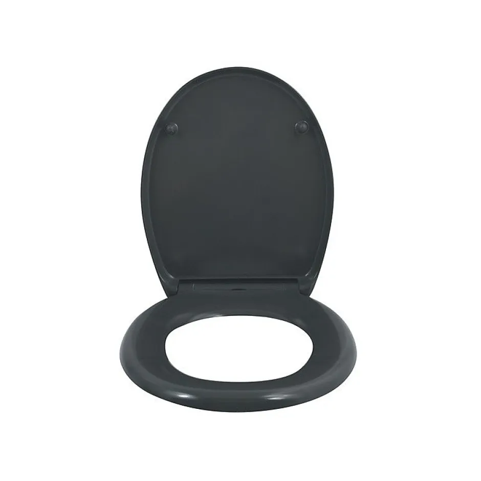 Spirella Abattant wc EASY CLIP Thermo Dur Gris Charnières Inox* Abattant Wc