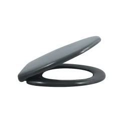 Spirella Abattant wc EASY CLIP Thermo Dur Gris Charnières Inox* Abattant Wc
