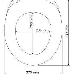 Wenko Abattant WC Easy-Close - Abaissement automatique - Duroplast