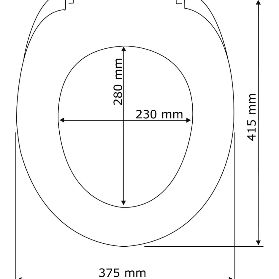 Wenko Abattant WC Easy-Close - Abaissement automatique - Duroplast