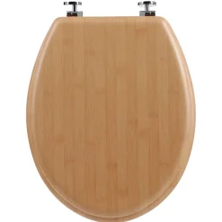 5Five Abattant WC effet bambou à fermeture standard,