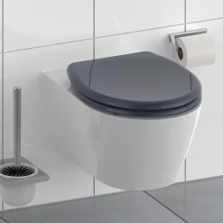 Schütte Abattant WC en duroplast ANTHRAZIT avec frein de chute Anthracite