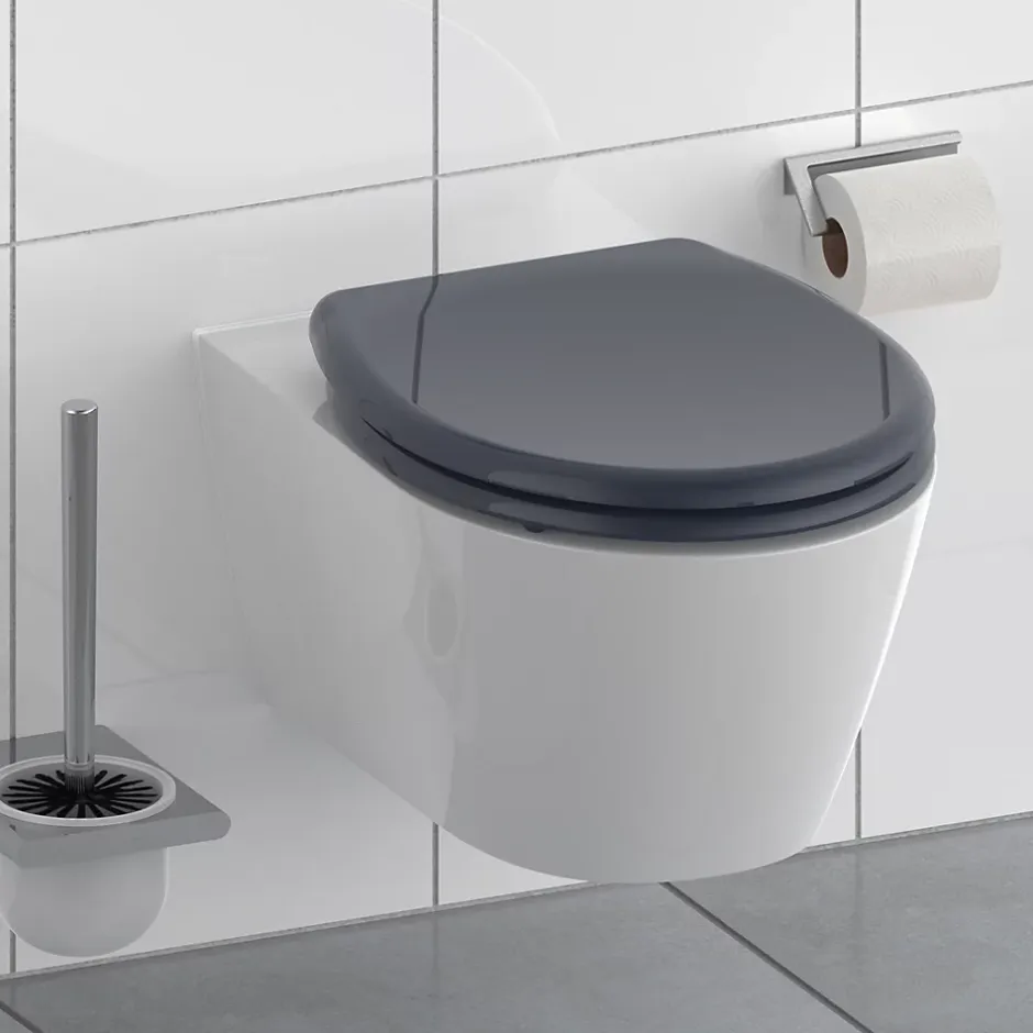 Schütte Abattant WC en duroplast ANTHRAZIT avec frein de chute Anthracite
