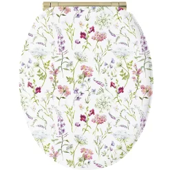 Gelco Design Abattant wc en mdf flore soft close