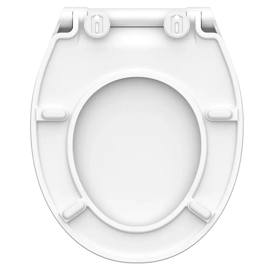 Schütte Abattant WC extra fin en duroplast SLIM avec frein de chute Blanc* Abattant Wc