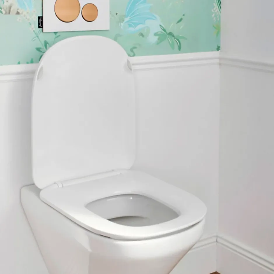 Jacob Delafon Abattant WC extra-plat Modern Life à descente progressive et déclipsable blanc