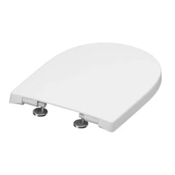 Instmaier Abattant WC forme en D en duroplast blanc avec frein de chute ALMA* Abattant Wc