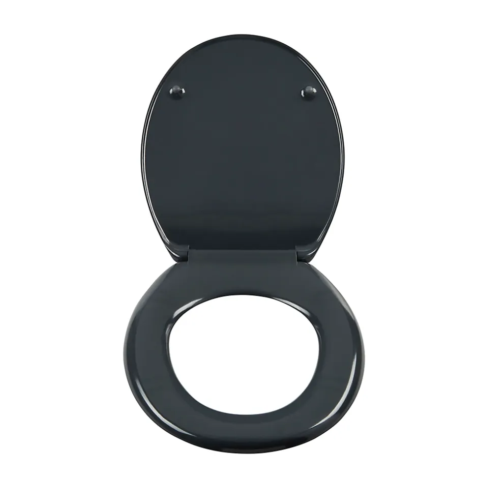 Cooke & Lewis Abattant WC Genoa avec frein de chute gris* Abattant Wc