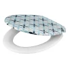 GoodHome Abattant WC Diani déco ciment