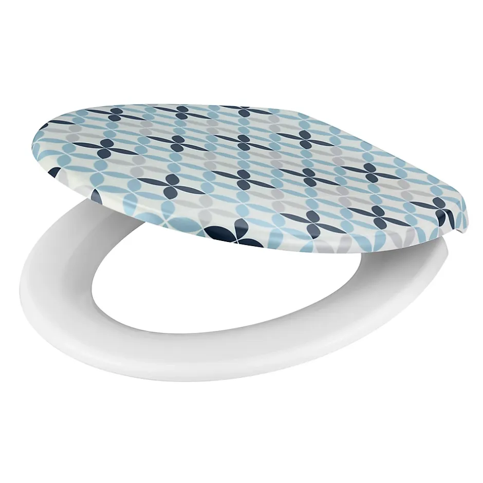 GoodHome Abattant WC Diani déco ciment