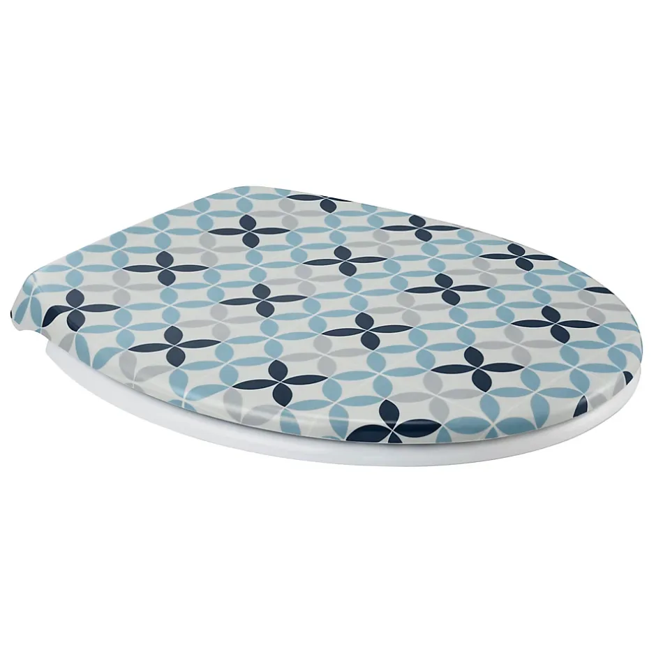 GoodHome Abattant WC Diani déco ciment