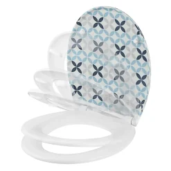GoodHome Abattant WC Diani déco ciment