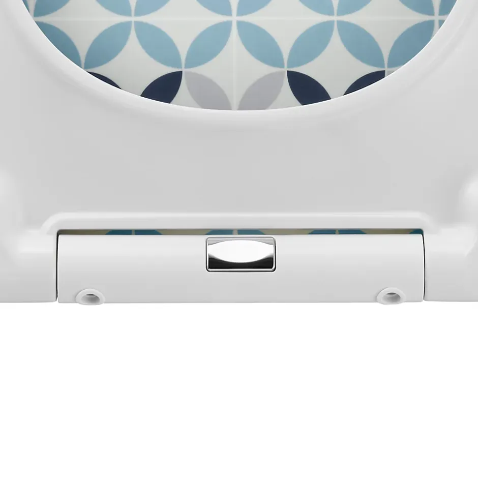 GoodHome Abattant WC Diani déco ciment