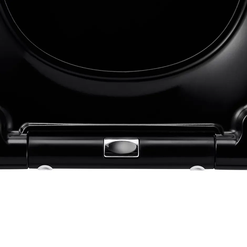 GoodHome Abattant WC Diani coloris noir en duraplast avec frein de chute* Abattant Wc