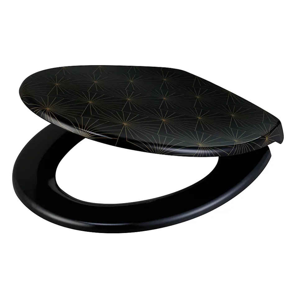 GoodHome Abattant WC Diani déco art deco