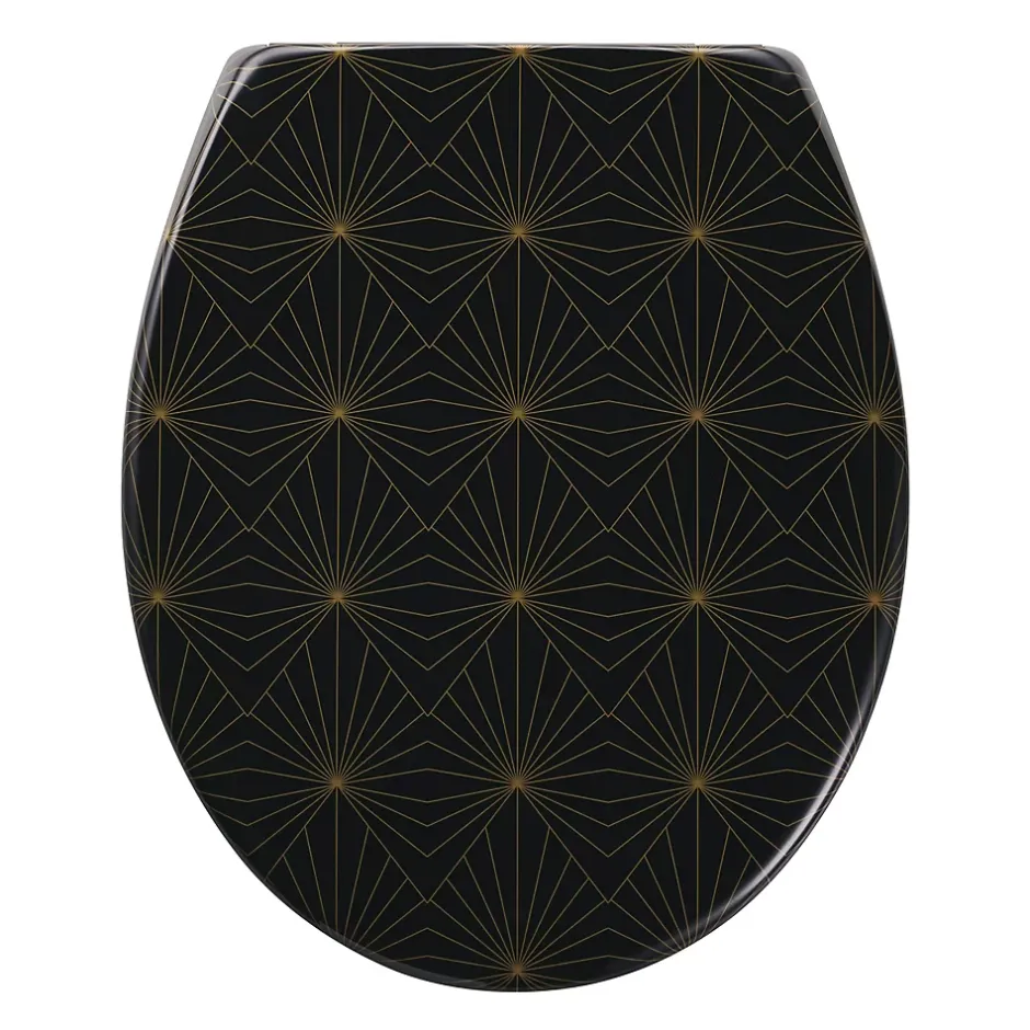 GoodHome Abattant WC Diani déco art deco