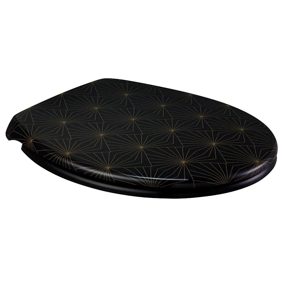 GoodHome Abattant WC Diani déco art deco