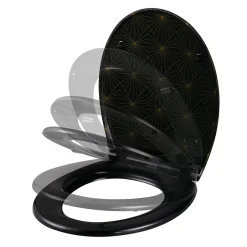 GoodHome Abattant WC Diani déco art deco