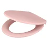 GoodHome Abattant WC Diani coloris rose en duraplast avec frein de chute