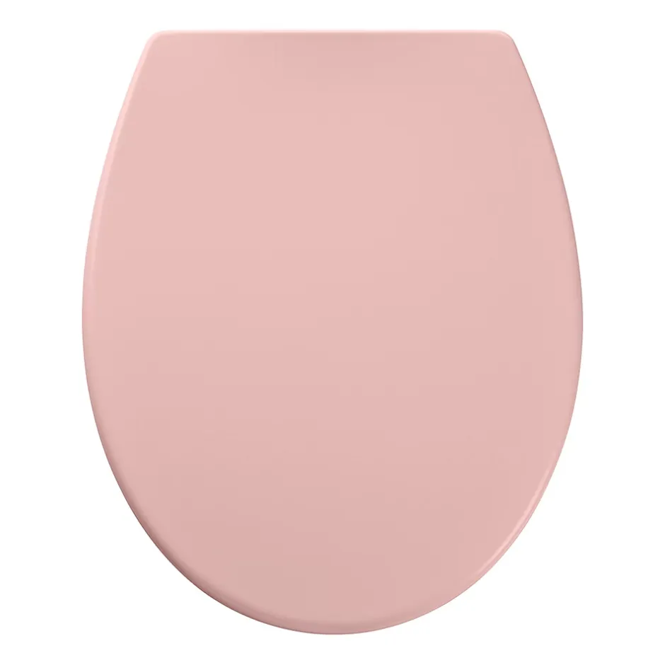 GoodHome Abattant WC Diani coloris rose en duraplast avec frein de chute