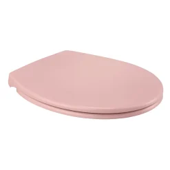 GoodHome Abattant WC Diani coloris rose en duraplast avec frein de chute