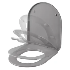 GoodHome Abattant WC duroplast Tanaro gris* Abattant Wc