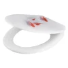 GoodHome Abattant WC Genoa décor poisson* Abattant Wc