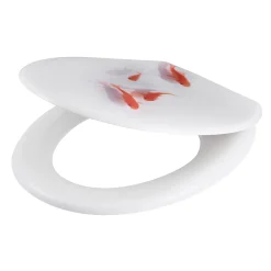 GoodHome Abattant WC Genoa décor poisson* Abattant Wc