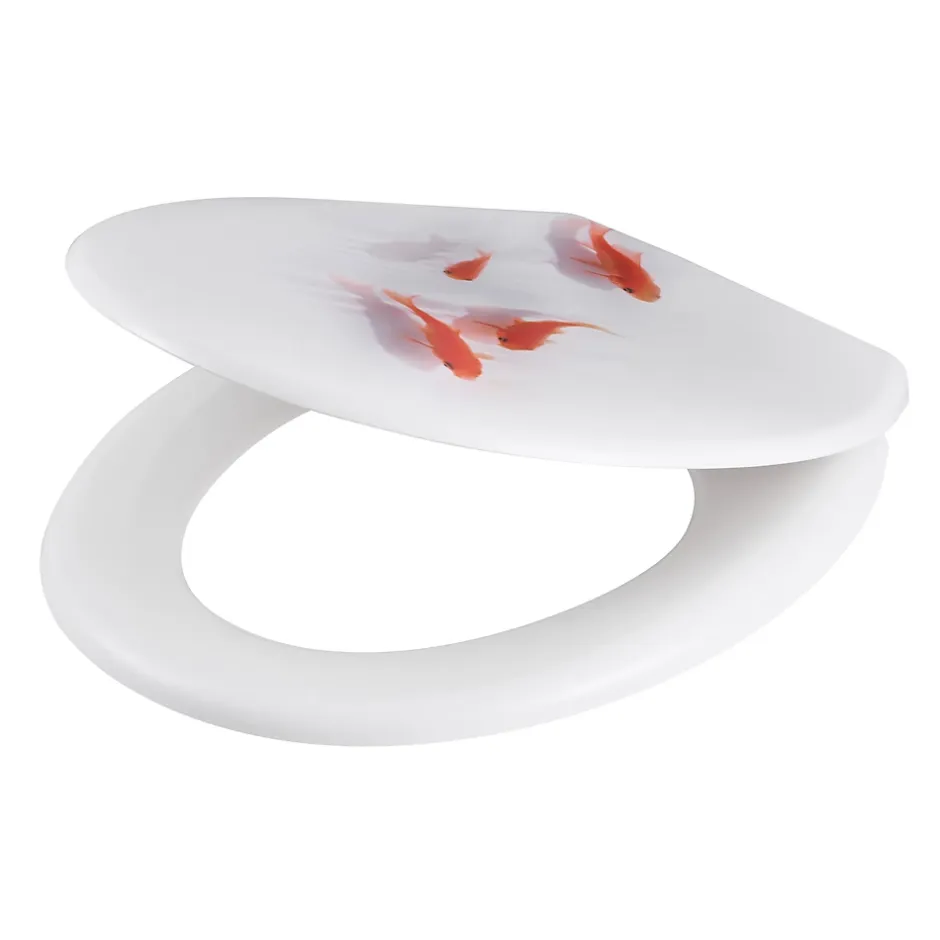 GoodHome Abattant WC Genoa décor poisson* Abattant Wc