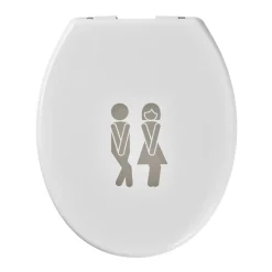 GoodHome Abattant WC Genoa lui & elle