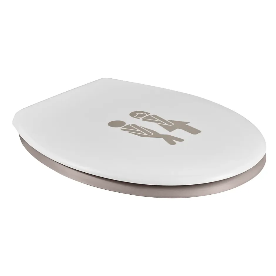 GoodHome Abattant WC Genoa lui & elle