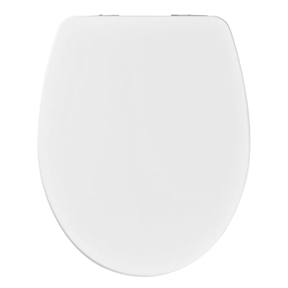 GoodHome Abattant WC Morava coloris blanc en MDF avec frein de chute