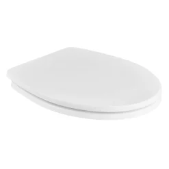 GoodHome Abattant WC Morava coloris blanc en MDF avec frein de chute