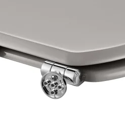 GoodHome Abattant WC Pilica coloris gris en bois avec frein de chute