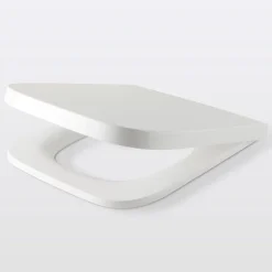 GoodHome Abattant WC Teesta en duraplast coloris blanc avec frein de chute* Abattant Wc