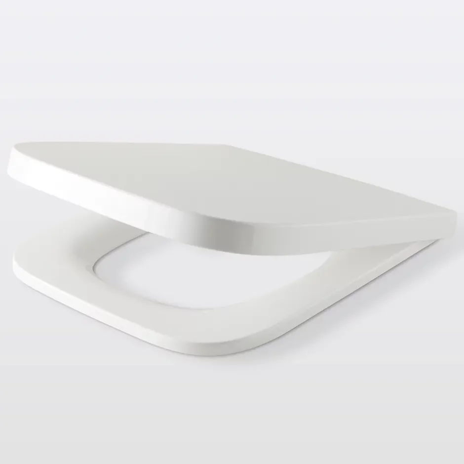 GoodHome Abattant WC Teesta en duraplast coloris blanc avec frein de chute* Abattant Wc